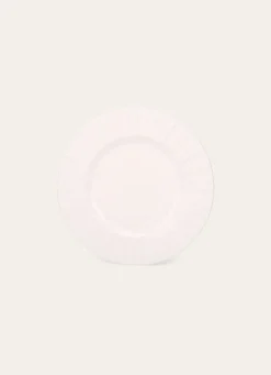 New Bouchara ASSIETTE À DESSERT À MOTIFS EN RELIEF TON SUR TON BLANC