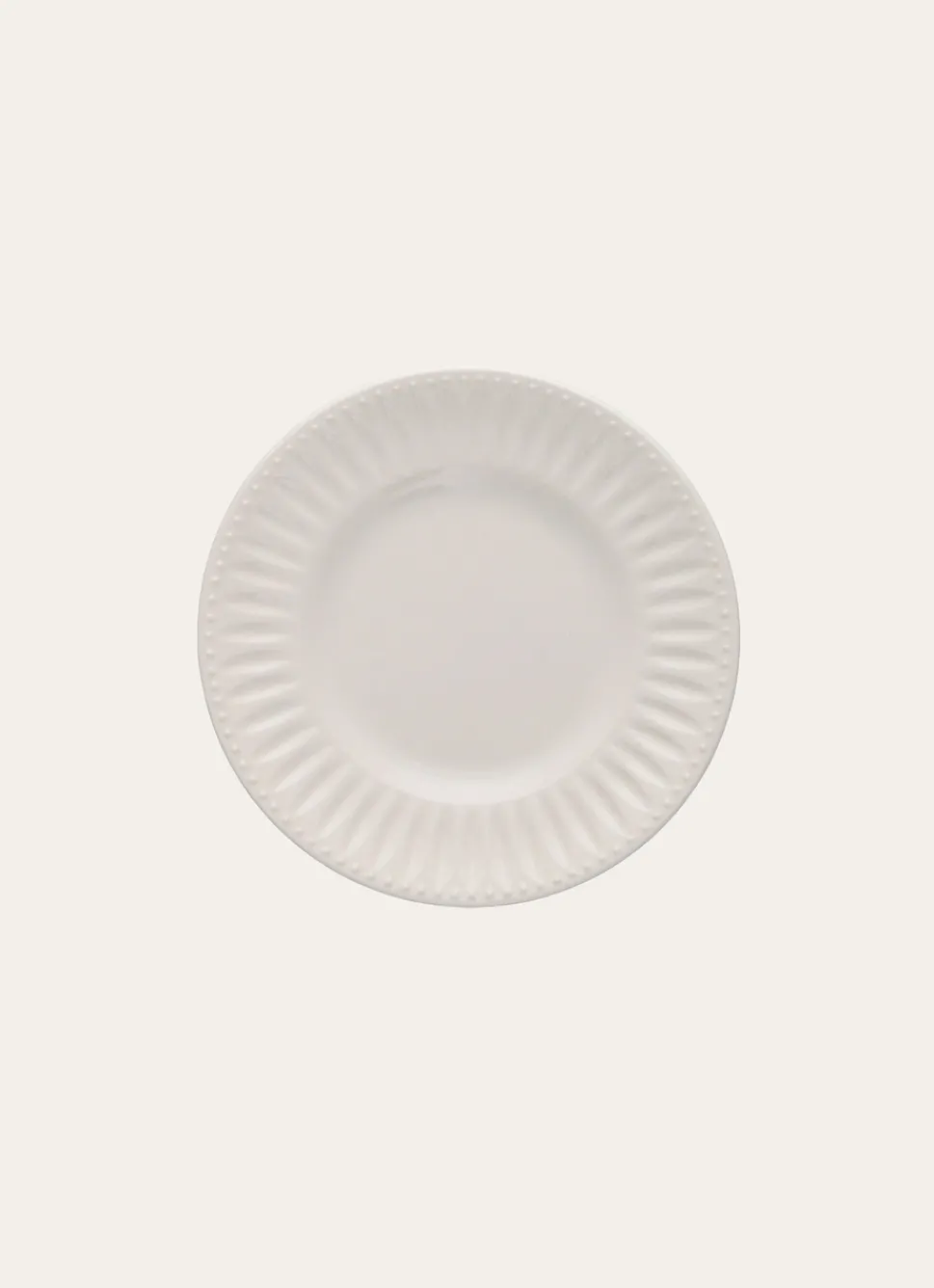 Outlet Bouchara ASSIETTE À DESSERT EN FAÏENCE IVOIRE