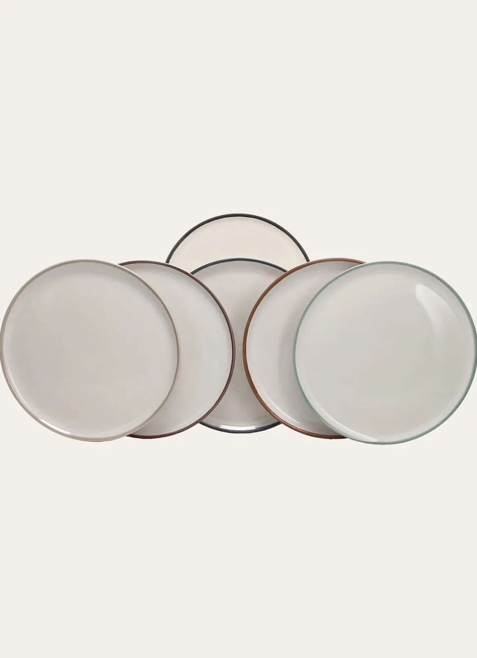 New Bouchara ASSIETTE À DESSERT EN GRÈS MALO JADE