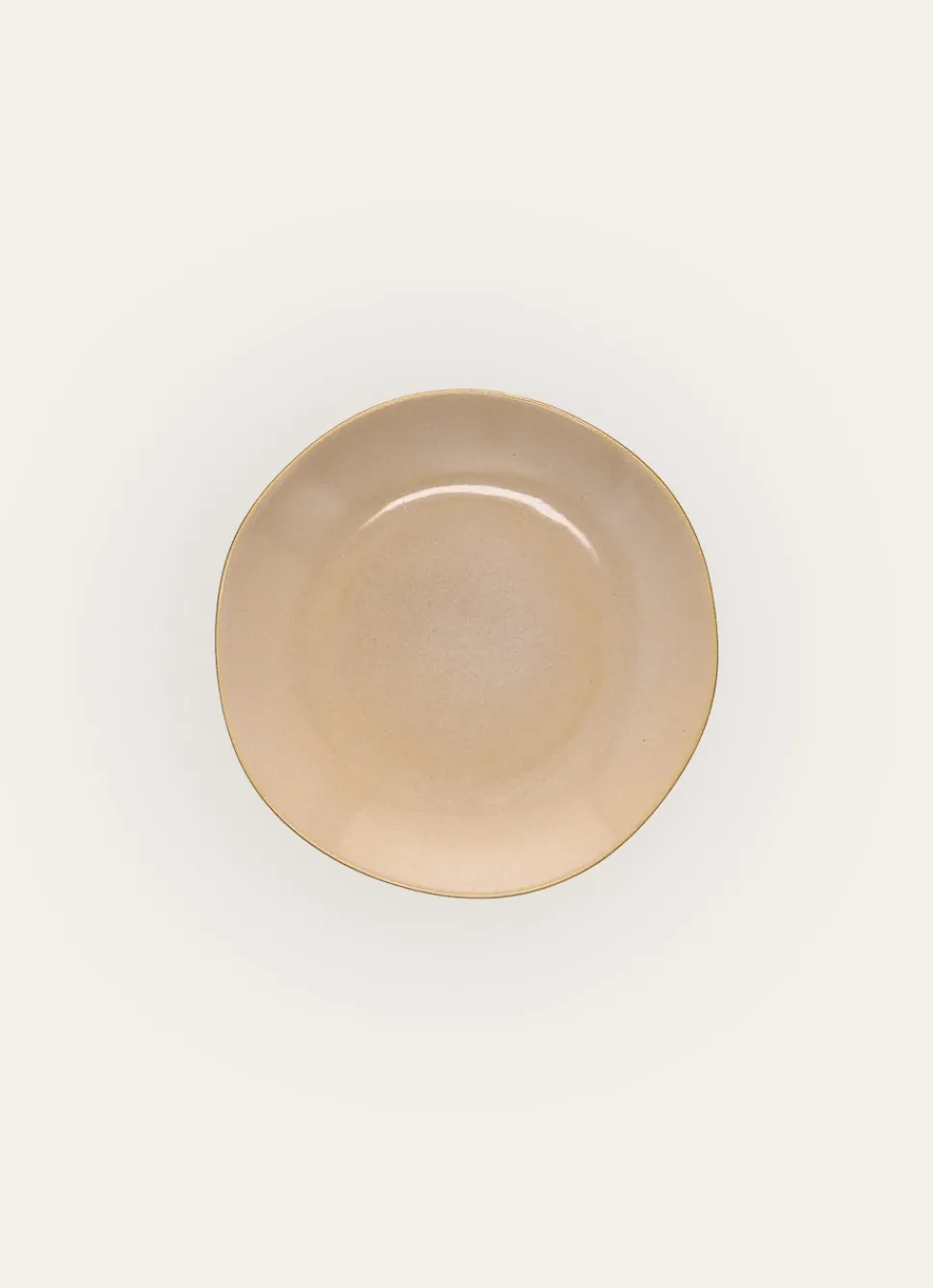 Bouchara ASSIETTE À DESSERT EN GRÈS JAUNE