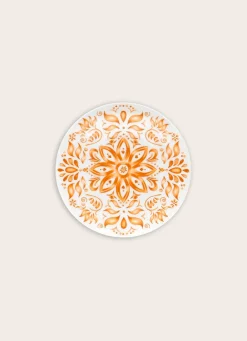 Bouchara ASSIETTE À DESSERT EN PORCELAINE COLORÉE CURRY