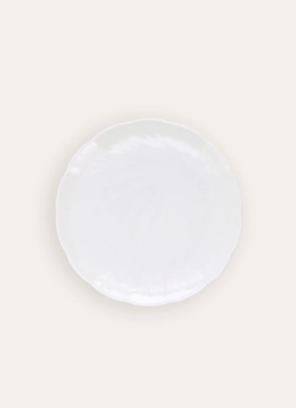 Discount Bouchara ASSIETTE À DESSERT EN PORCELAINE DE LIMOGES TAHITI BLANC