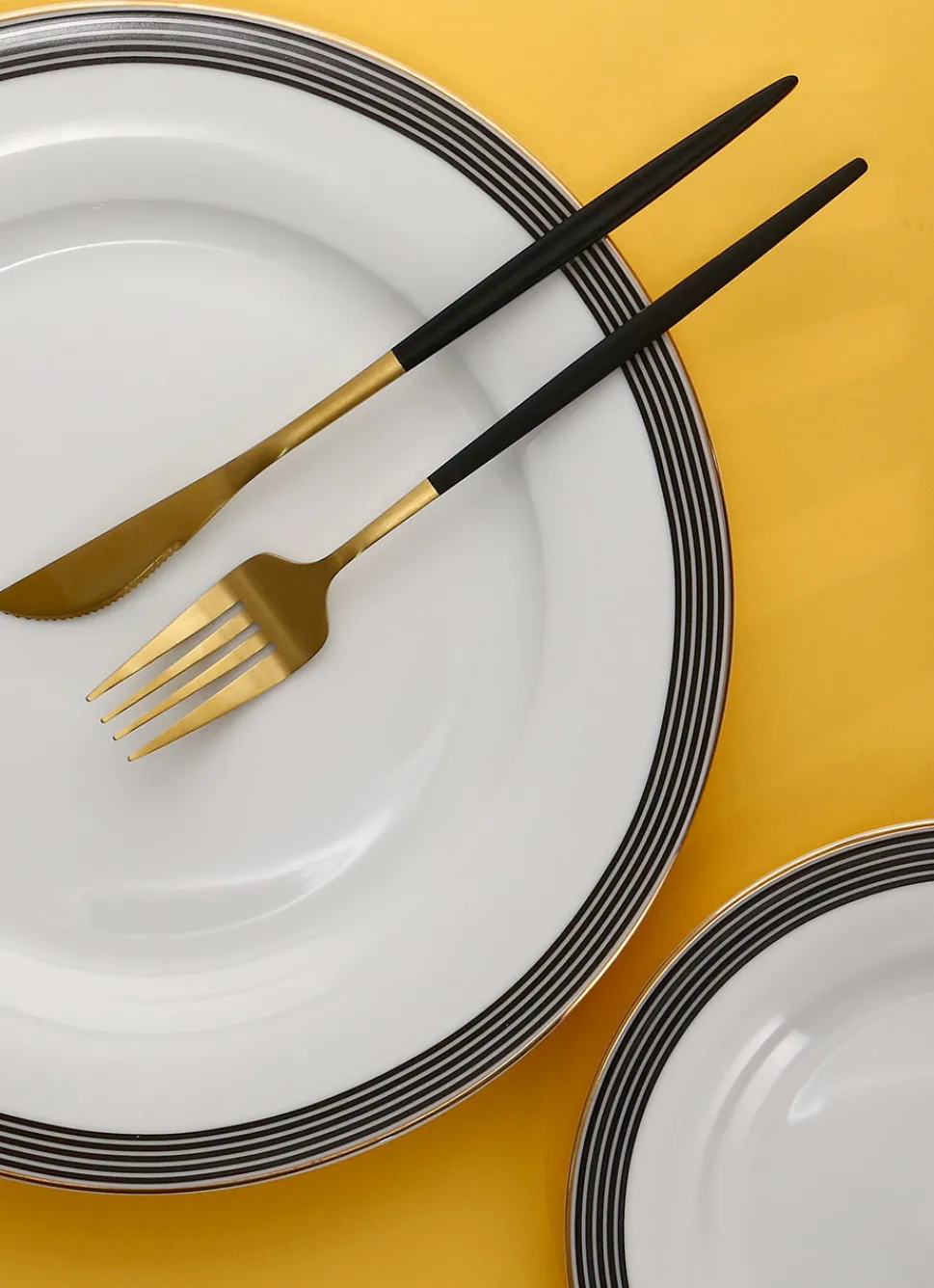 Discount Bouchara ASSIETTE À DESSERT EN PORCELAINE SONGE Noir