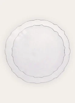 Outlet Bouchara ASSIETTE A DESSERT EN VERRE ÉCLATANTE TRANSPARENT