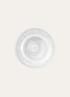 Sale Bouchara ASSIETTE DE PRÉSENTATION EN VERRE À MOTIFS GRAVÉS TRANSPARENT