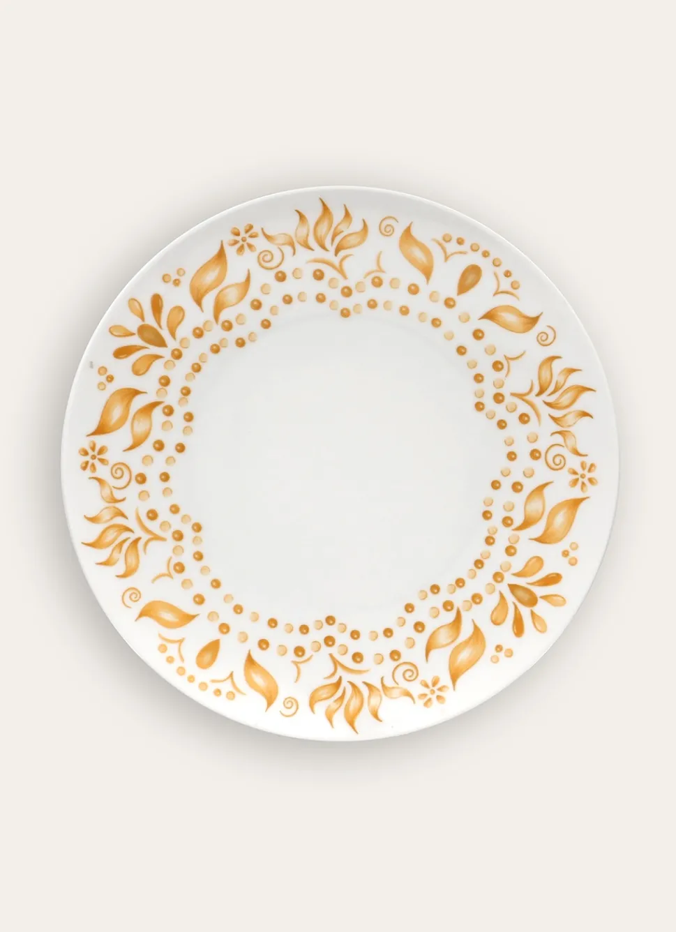 Outlet Bouchara ASSIETTE PLATE COLORÉE EN PORCELAINE CURRY