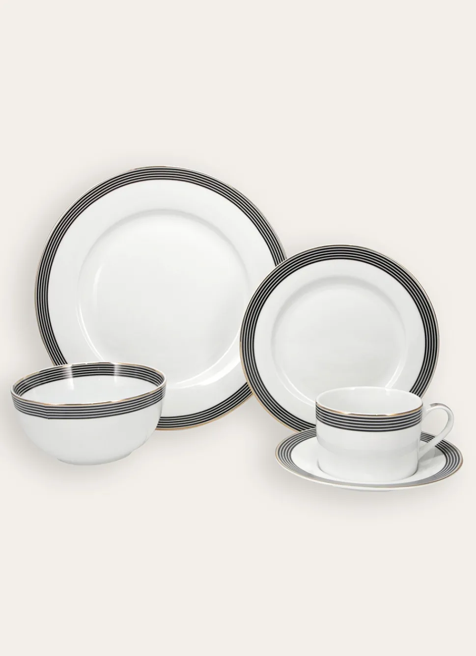 Online Bouchara ASSIETTE PLATE EN PORCELAINE SONGE Noir