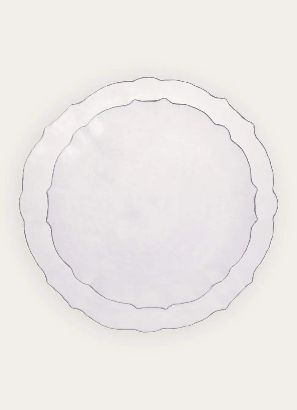 Online Bouchara ASSIETTE PLATE EN VERRE ÉCLATANTE TRANSPARENT