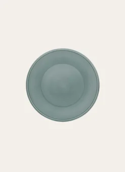 Sale Bouchara ASSIETTE PLATE UNIE EN FAÏENCE LICHEN