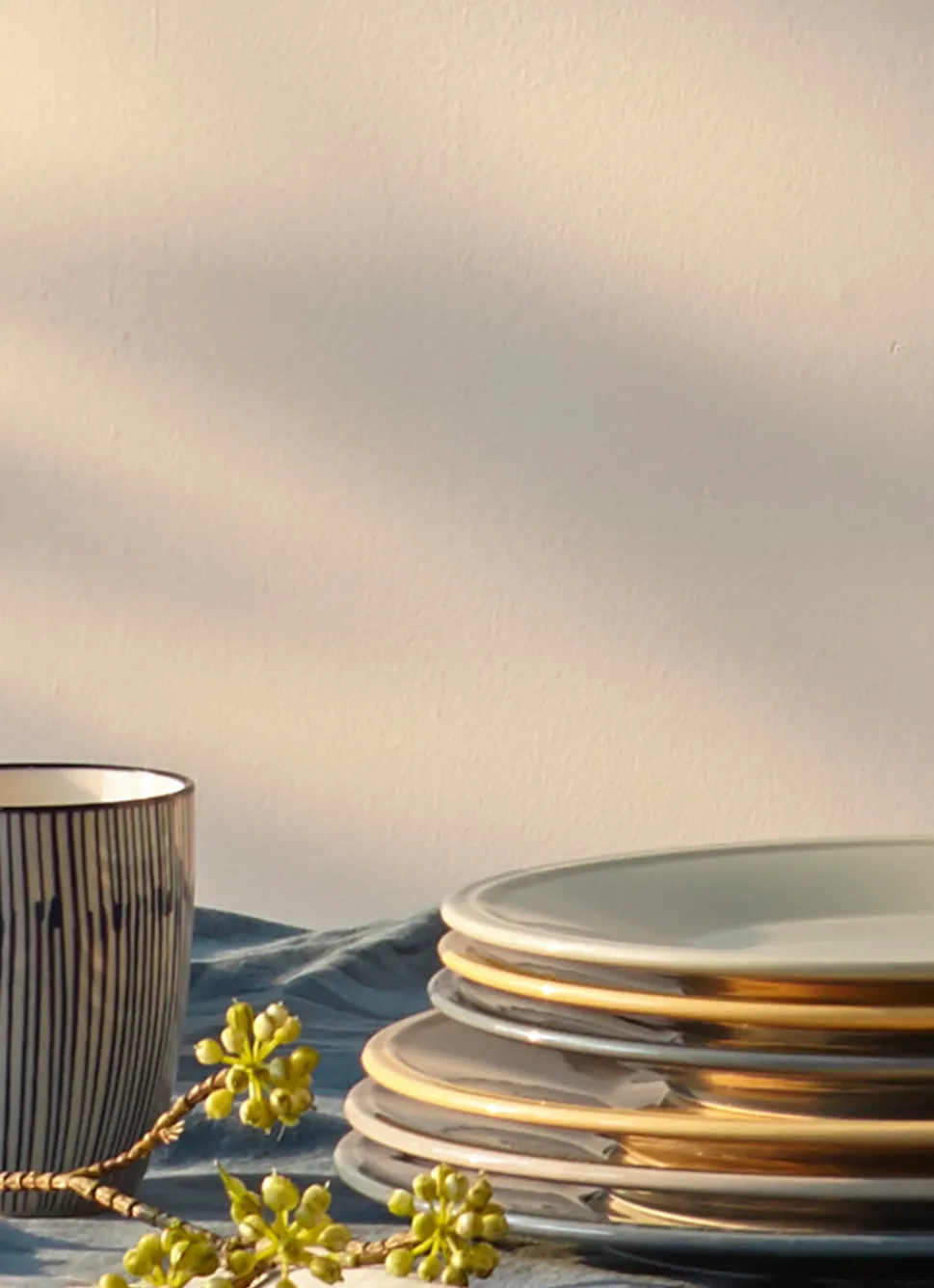 New Bouchara ASSIETTE PLATE UNIE EN FAÏENCE CHARRON