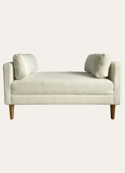 Hot Bouchara BANQUETTE MÉRIDIENNE LOUNGE BLANC