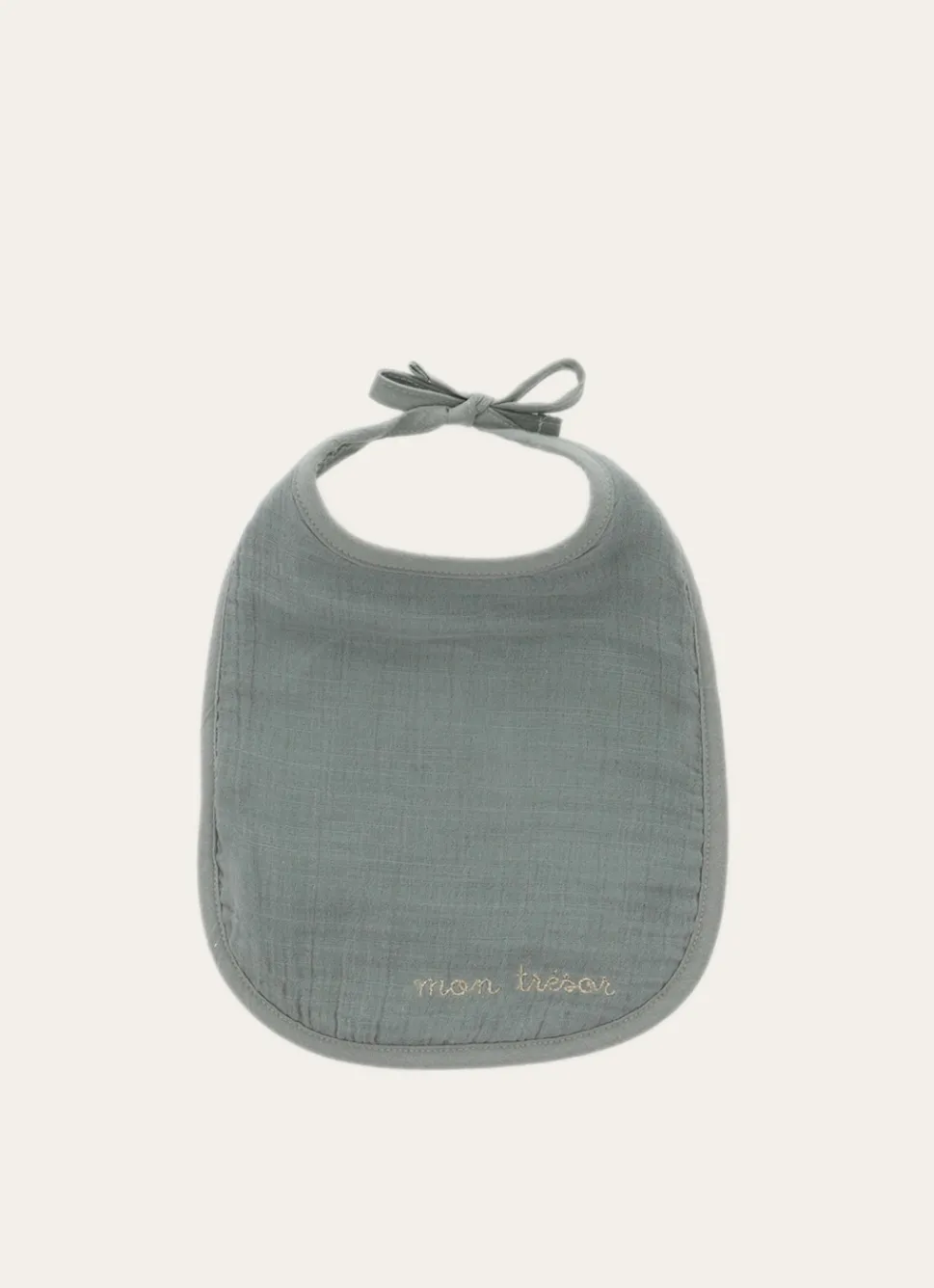 Best Bouchara BAVOIR EN GAZE DE COTON AVEC BRODERIE vert