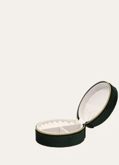 Outlet Bouchara BOITE Â BIJOUX RONDE VERT SAPIN