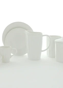 Bouchara BOL CÔTELÉ EN FAÏENCE BLANC