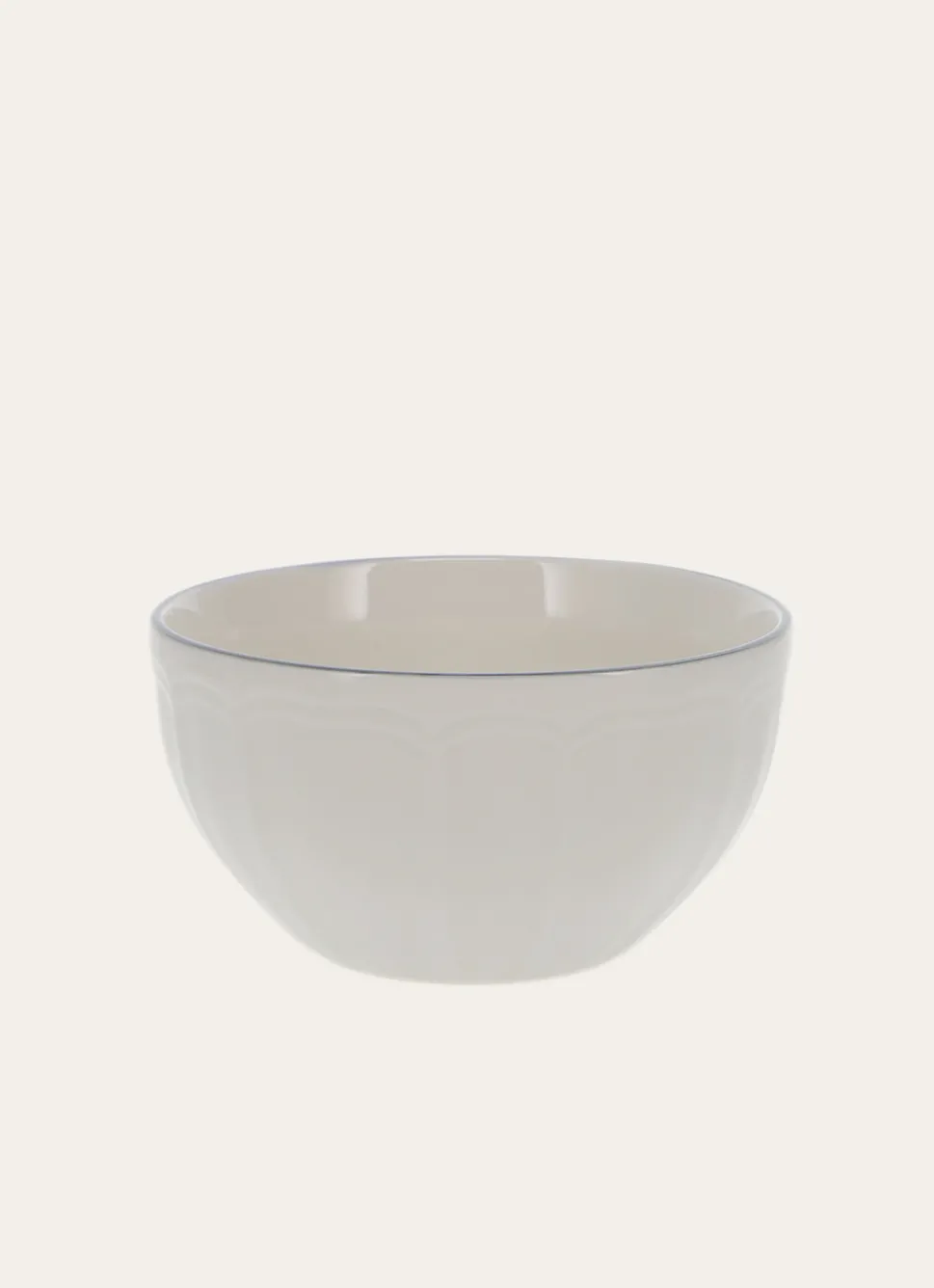 Hot Bouchara BOL EN PORCELAINE BLANC/GRIS