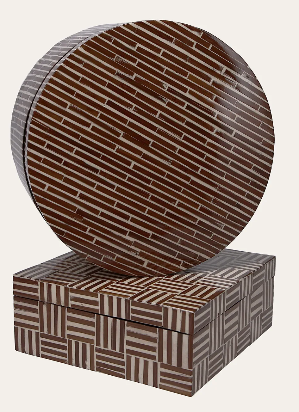 Outlet Bouchara BOÎTE BAMBOU NOISETTE