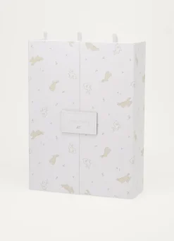 Hot Bouchara BOÎTE DE RANGEMENT MOTIF LAPINS ECRU