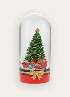 Online Bouchara BOULE À NEIGE LUMINEUSE - SAPIN DÉCORÉ ET CHIENS ROUGE