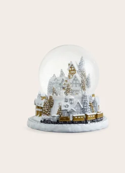 Outlet Bouchara BOULE À NEIGE MUSICALE - VILLAGE BLANC