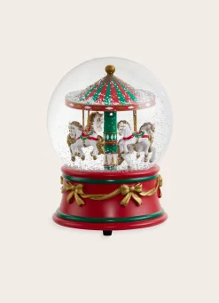 Best Bouchara BOULE À NEIGE MUSICALE CARROUSEL RUBIS