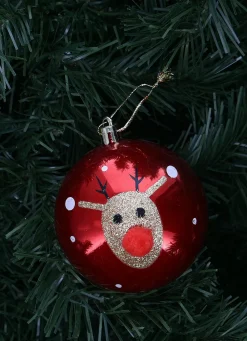 Sale Bouchara BOULE À SUSPENDRE TÊTE DE RENNE RUBIS