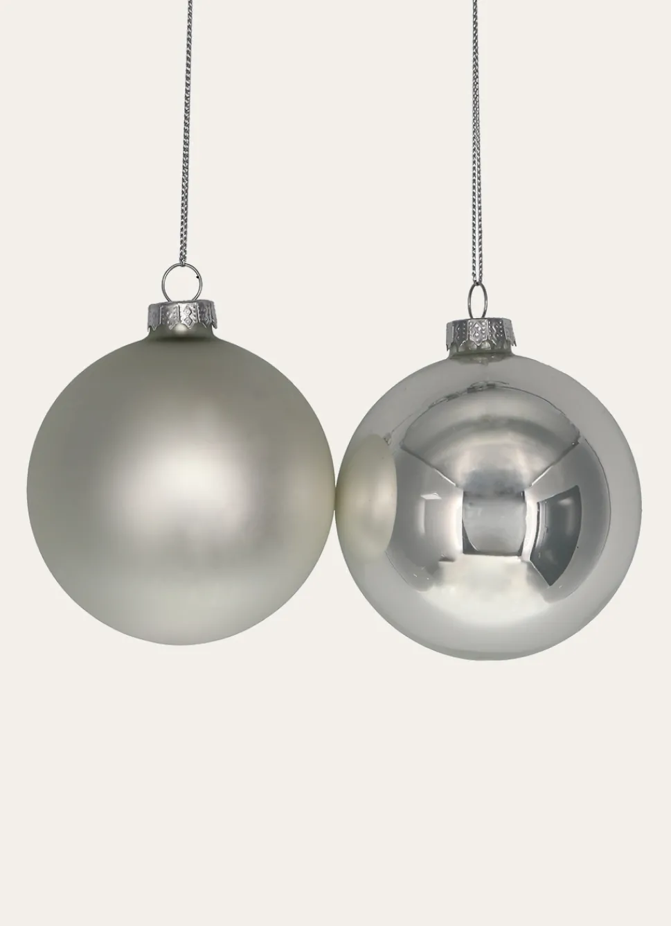 Outlet Bouchara BOULE EFFET BRILLANT ET MAT (MODÈLE ALÉATOIRE) BLANC