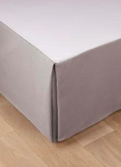 Online Bouchara CACHE-SOMMIER PLI CREUX EN COTON GRIS