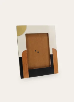 Clearance Bouchara CADRE À POSER STYLE MARQUETERIE MULTICOLORE/ECRU