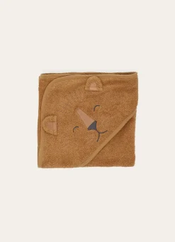 Sale Bouchara CAPE COTON ÉPONGE TÊTE DE LION AVEC OREILLES 360GR OCRE