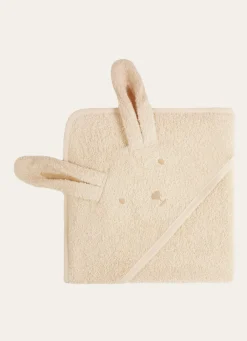 Sale Bouchara CAPE DE BAIN LAPIN BLANC