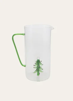 Clearance Bouchara CARAFE DE NOËL AVEC UNE DÉCORATION SAPIN TRANSPARENT