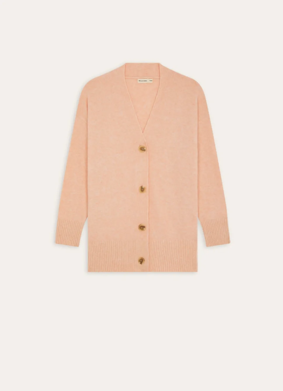 Hot Bouchara CARDIGAN EN MAILLE AVEC COL V ROSE