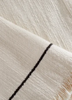 Hot Bouchara CHEMIN DE TABLE ETNI ÉCRU GRIS ANTHRACITE