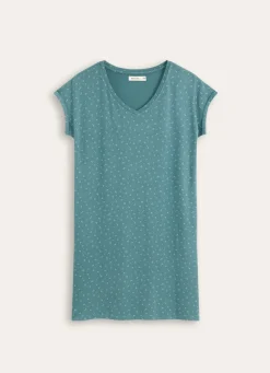 Best Bouchara CHEMISE DE NUIT LONGUE POIS BLANC