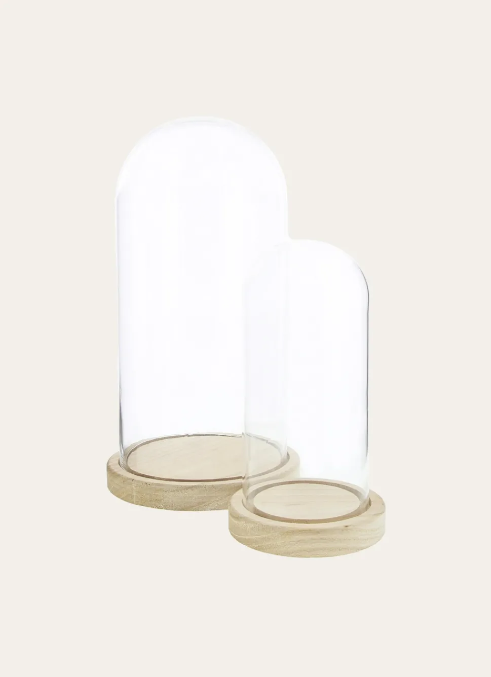 New Bouchara CLOCHE DÉCORATIVE EN VERRE NATUREL/TRANSPARENT