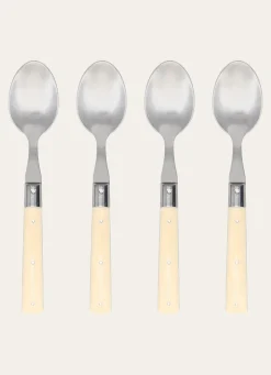 Discount Bouchara COFFRET DE 4 CUILLERES A SOUPE CREME