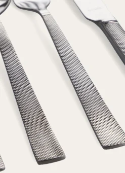 New Bouchara COFFRET DE 4 CUILLÈRES À SOUPE GRIS ARGENTÉ