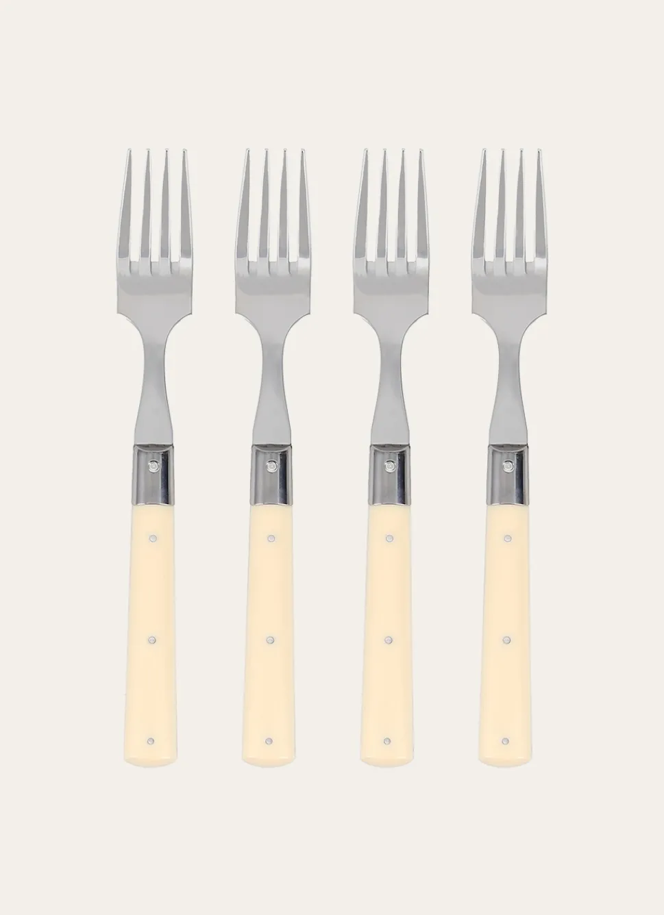 Online Bouchara COFFRET DE 4 FOURCHETTES CREME