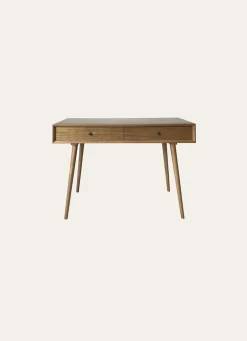 Clearance Bouchara CONSOLE EN BOIS BLOND 2 TIROIRS CLAIR