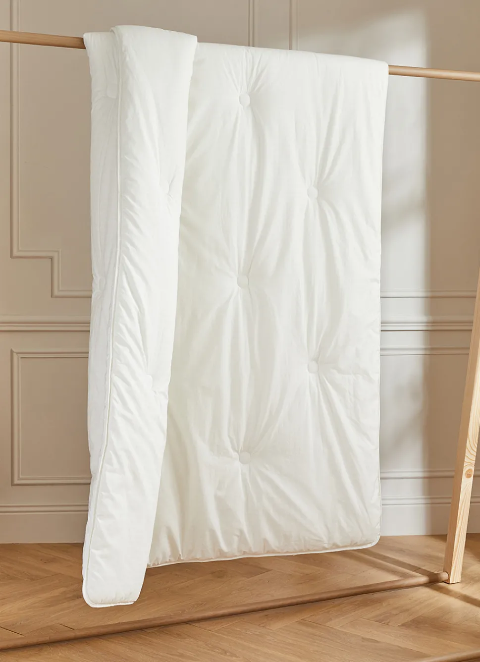 Clearance Bouchara COUETTE DORMOFIL TRÈS CHAUDE EN PERCALE DE COTON ÉCRU
