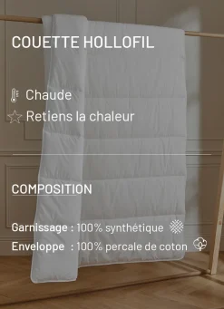 Hot Bouchara COUETTE EN COTON ÉCO-ENVIRONNEMENT 400 GR - DODO ÉCRU