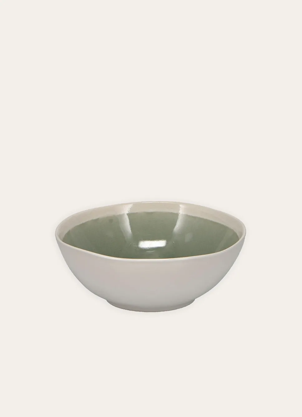 New Bouchara COUPELLE EN GRÈS RÉACTIF VERT DE GRIS