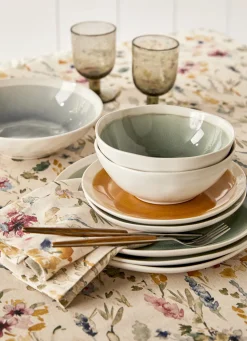 New Bouchara COUPELLE EN GRÈS RÉACTIF VERT DE GRIS