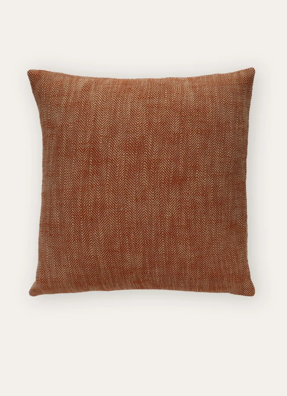 New Bouchara COUSSIN À MOTIF CHEVRONS CARAMEL