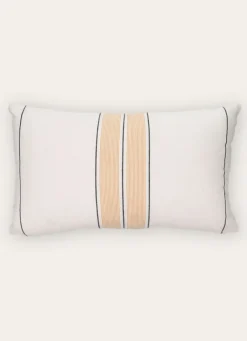 Discount Bouchara COUSSIN ÉCRU À RAYURES ECRU/JAUNE