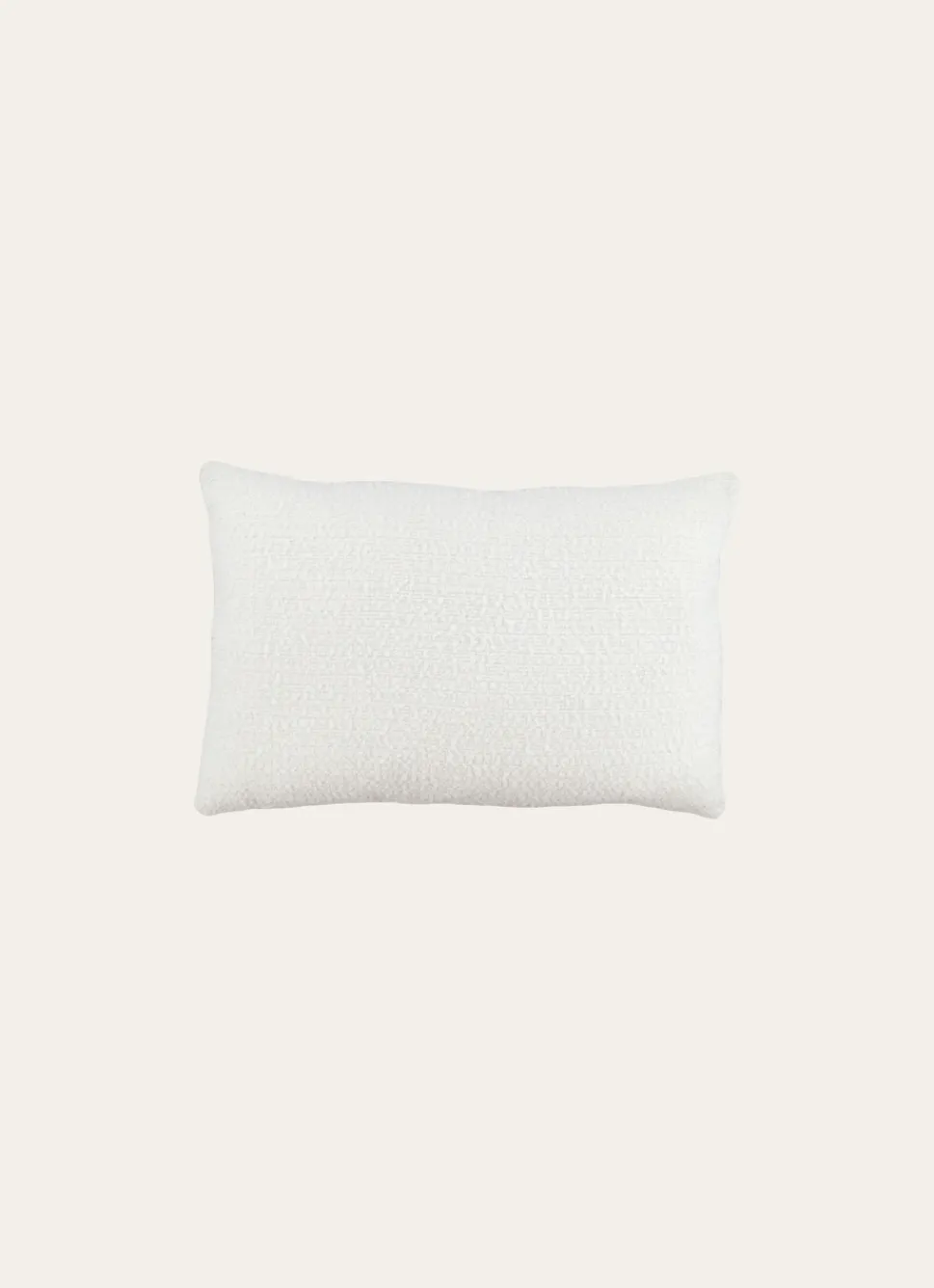 Sale Bouchara COUSSIN EN BOUCLETTE BLANC
