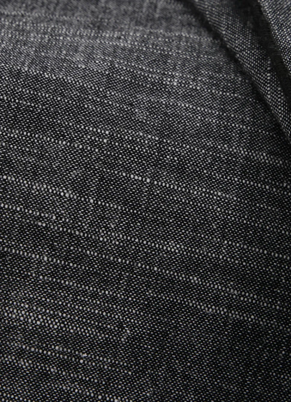 Online Bouchara COUSSIN EN COTON FINITION BOURDON Noir