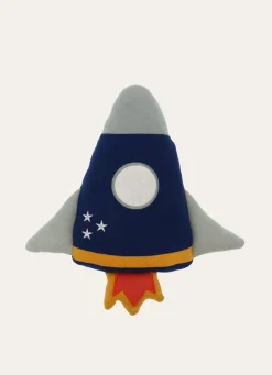 Sale Bouchara COUSSIN EN FORME DE FUSÉE BLEU