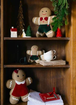 Discount Bouchara COUSSIN EN FORME DE PETITE FILLE PAIN D'ÉPICES MULTICOLORE