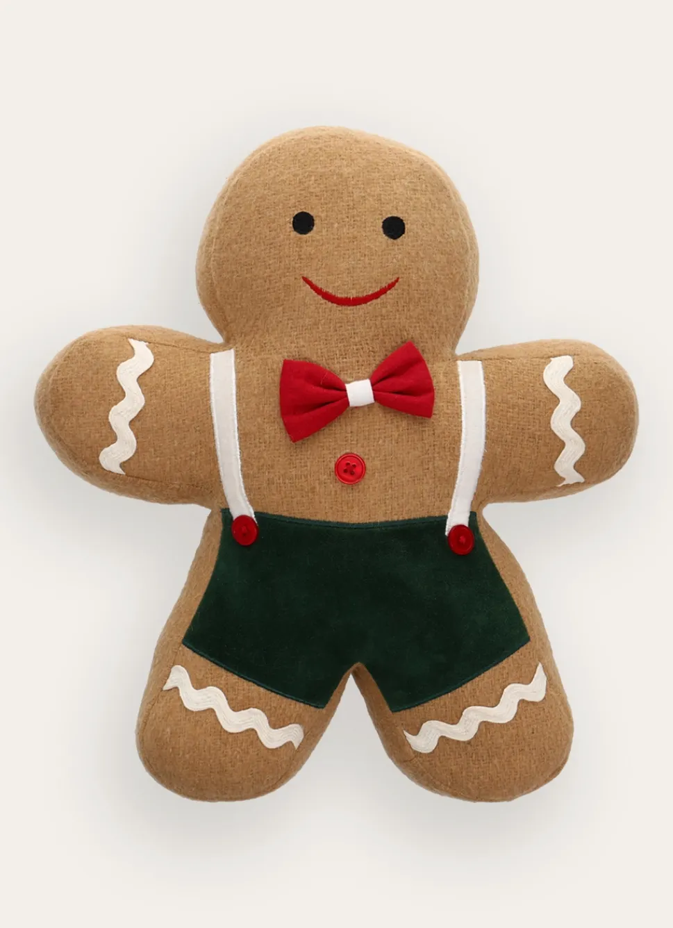 Discount Bouchara COUSSIN EN FORME DE PETIT BONHOMME PAIN D’ÉPICES MULTICOLORE